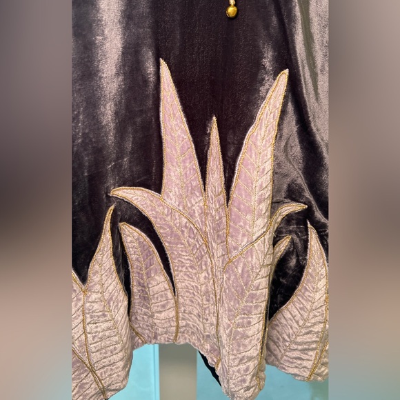 Chasing Unicorns silk and velvet tunic mini dress - Picture 11 of 11